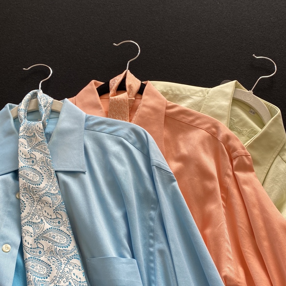 Bundle of 3 Bianca Nero men’s shirts size 44/17.5